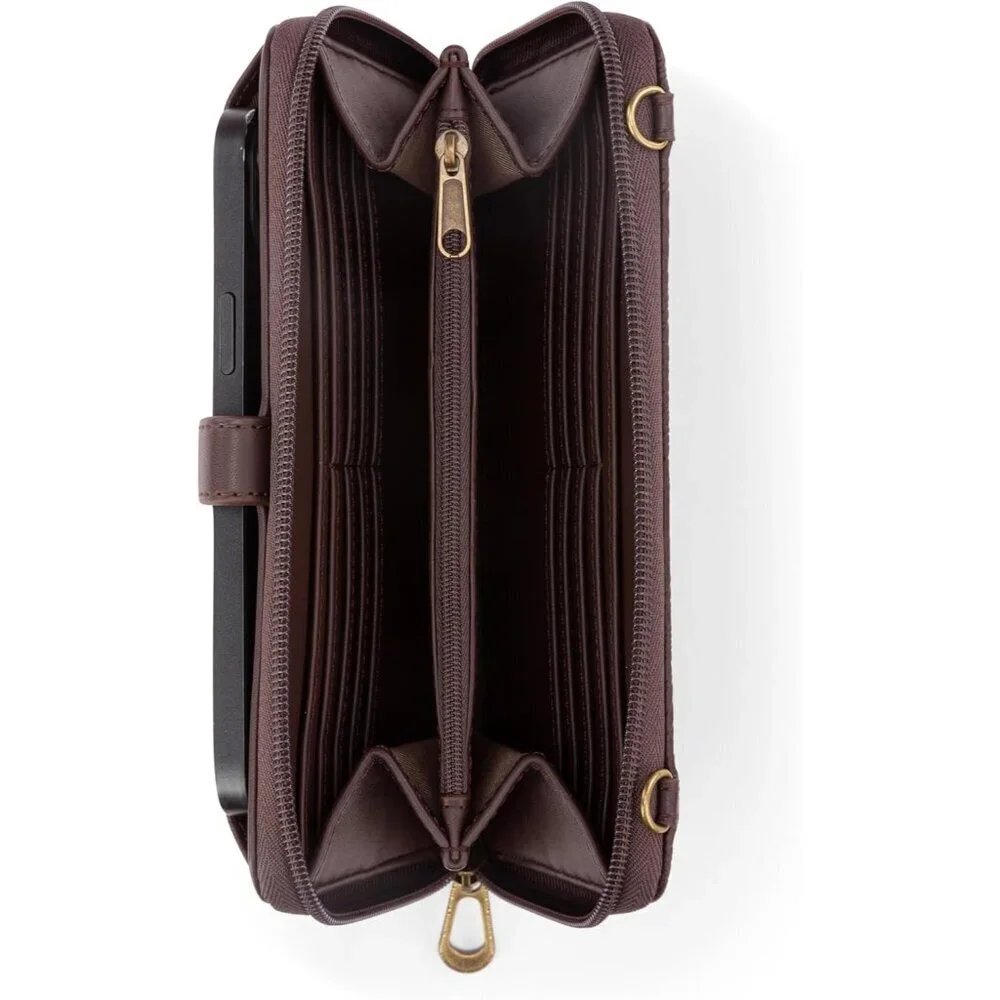 Sakroots Arcadia Large Recycled Material Smartphone Crossbody Women’s Bag